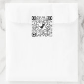 Sticker QR CODE à Rickroll (Sac)