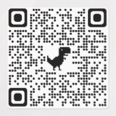 Sticker QR CODE à Rickroll (Design 1)