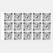 Sticker QR CODE à Rickroll (Feuille)