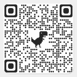 Sticker QR CODE naar Rickroll