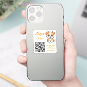 Sticker QR Code Pratique pour le Retour d'Objet Perdu Bot (Téléphone)