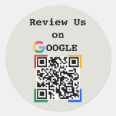 Sticker QR Smart Google Review (Devant)
