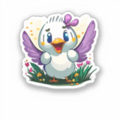 Sticker Quackin' mignonne (Recto)