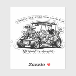 Sticker Quand la Kustom Kulture rencontre les conventions
