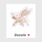 Sticker Quand les cochons volent - Dites-leur de revenir ! (Feuille)