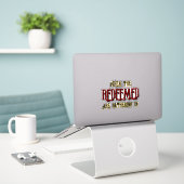 Sticker Quand les rachetés se rassemblent (Ordinateur portable sur le bureau)