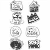 Sticker Quarantaine positive (Devant)