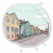 STICKER QUARTIER DE BANLIEUE GEORGE STREET TERRE-NEUVE (Devant)