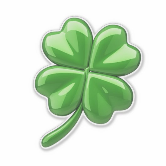 Sticker Quatre écorces de trèfle (Devant)