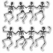 Sticker Quatuor à skeleton Halloween Thunder_Cove (Devant)