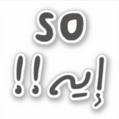 Sticker Que dire en arabe, Citations amusantes en arabe (Devant)