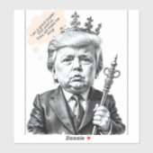 Sticker Que faire de King (Feuille)