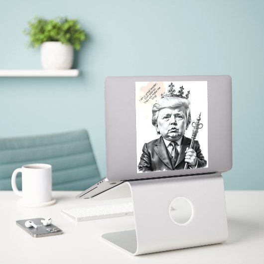 Sticker Que faire de King (Ordinateur portable sur le bureau)