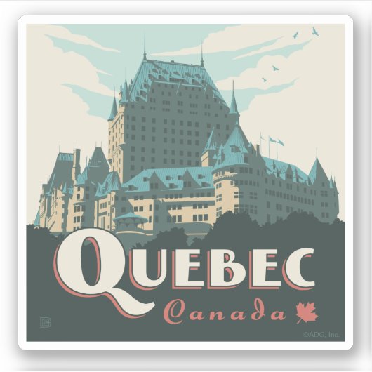 Sticker Québec Canada | Château Frontenac (Devant)