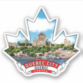 Sticker Québec (Québec) Canada (Devant)