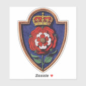Sticker Queen Catherine Howard Badge royal Tudor Rose (Feuille)