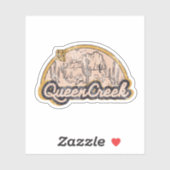 Sticker Queen Creek, Arizona (Feuille)