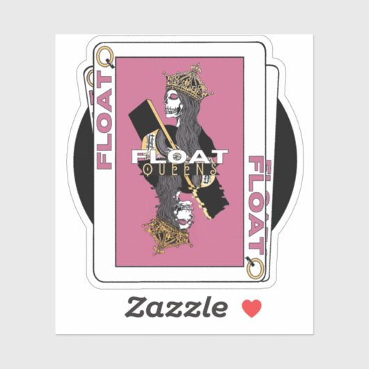 Sticker Queen Float (Feuille)