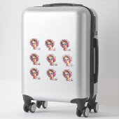 Sticker Queen Glamor Tropical (Sur valise)