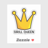 Sticker Queen Grill (Feuille)