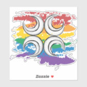 Sticker Queer Pride - Caid (Feuille)