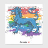 Sticker Queer Pride - East Kingdom (Feuille)