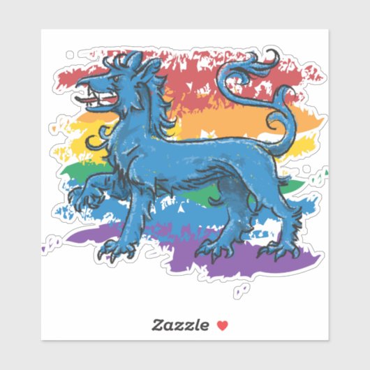 Sticker Queer Pride - East Kingdom (Feuille)