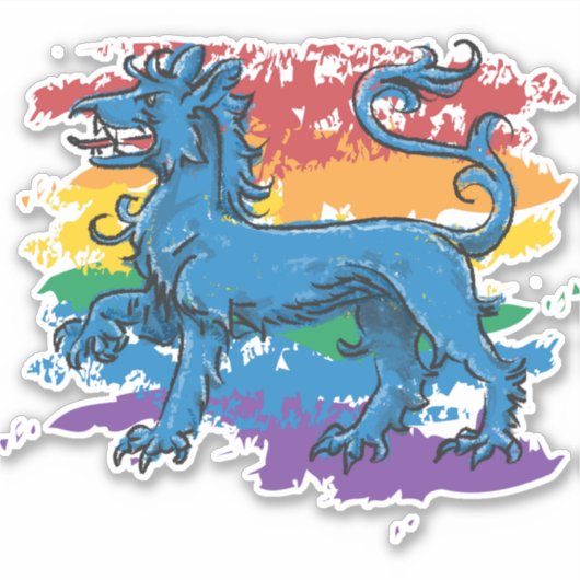 Sticker Queer Pride - East Kingdom (Devant)