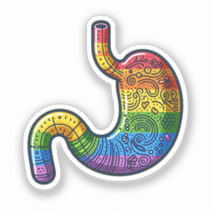 Sticker Queer Stomach