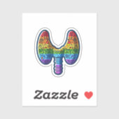 Sticker Queer Thyroid (Feuille)