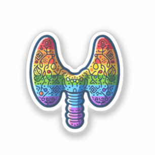 Sticker Queer Thyroid