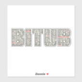 Sticker Quelque part (BITUB) (Feuille)