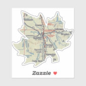 Sticker Quesnel C.-B. (Feuille)