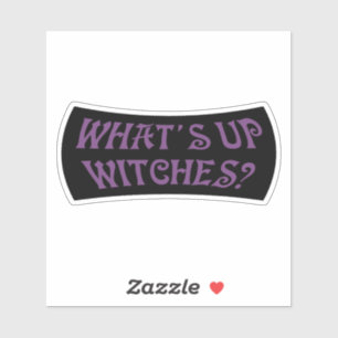 Sticker Qu'est-ce que les sorcières ? Halloween