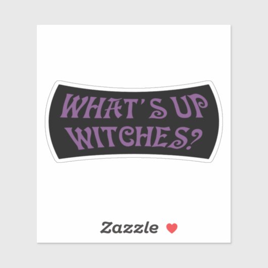 Sticker Qu'est-ce que les sorcières ? Halloween (Feuille)