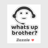 Sticker Qu'est-ce qu'il y a dans Brother ? (Feuille)