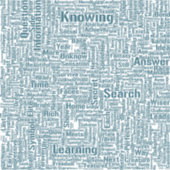 Sticker Question Apprendre Nuage MotssTexte Motif Message (Devant)