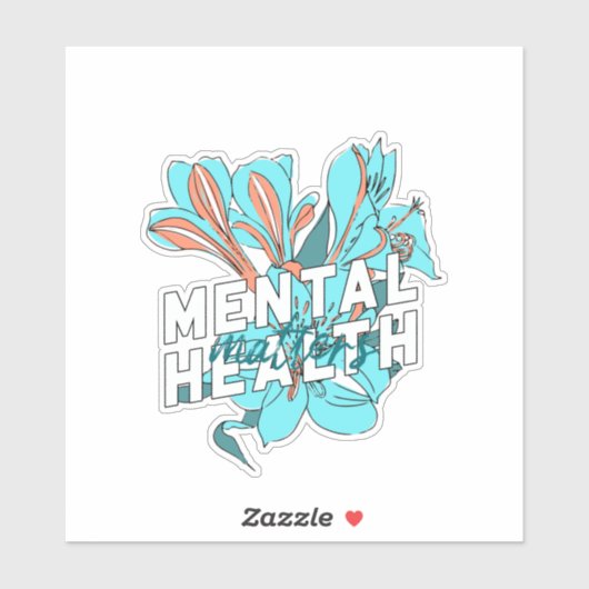 Sticker Questions de santé mentale (Feuille)
