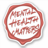 Sticker Questions de santé mentale (Devant)