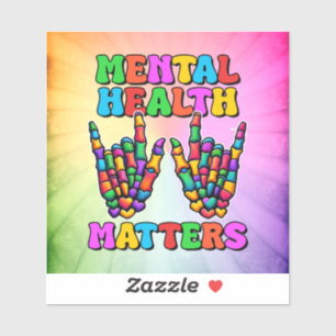 Sticker Questions de santé mentale