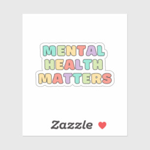 Sticker Questions de santé mentale Citer Koni Peach Cand