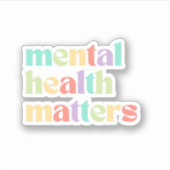 Sticker Questions de santé mentale | Cotation rétrospectiv (Devant)