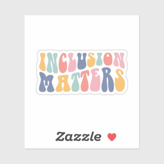 Sticker Questions d'inclusion | SENSIBILISATION SUR L'AUTI (Feuille)