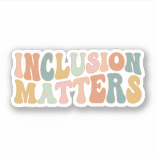 Sticker Questions d'inclusion   SENSIBILISATION SUR L'AUTI