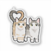 Sticker Queue d'amour (Devant)