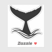 Sticker Queue de baleine (Feuille)