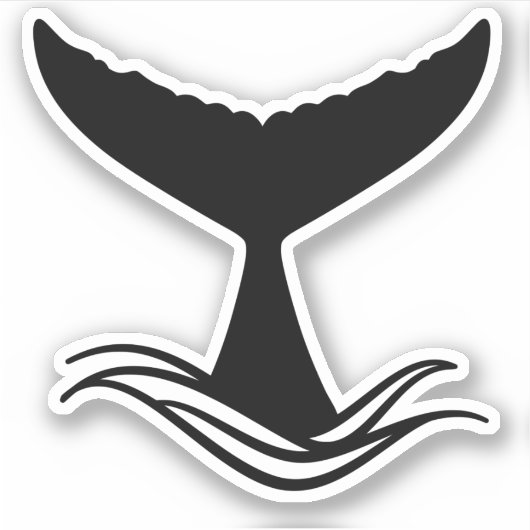 Sticker Queue de baleine (Devant)