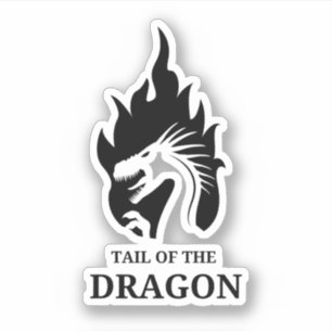 Sticker Queue de Dragon Deals Gap road trip à moto