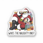 Sticker Qui est le méchant (Recto)