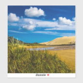 Sticker Quicksand stream près de 90-Mile Beach, Nouvelle-Z (Feuille)